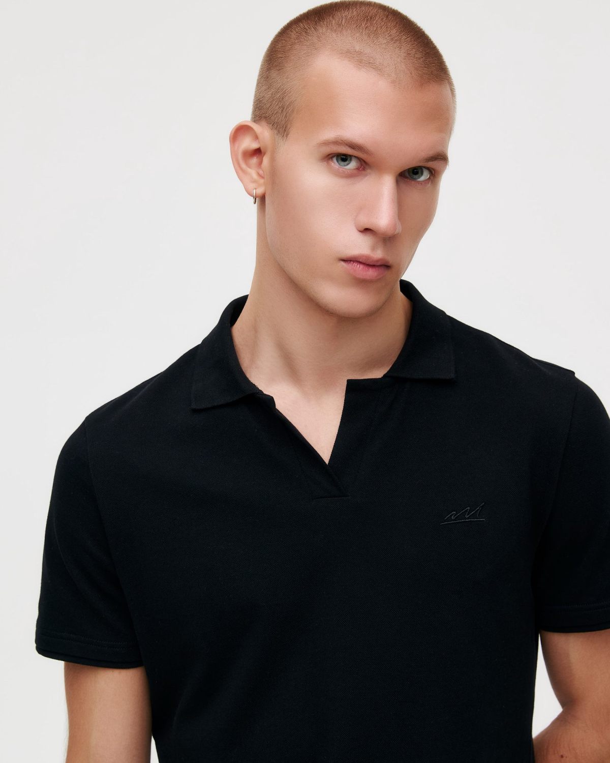 Поло Regular Pure Nikasport, M5CLP412-BLK, цвет черный