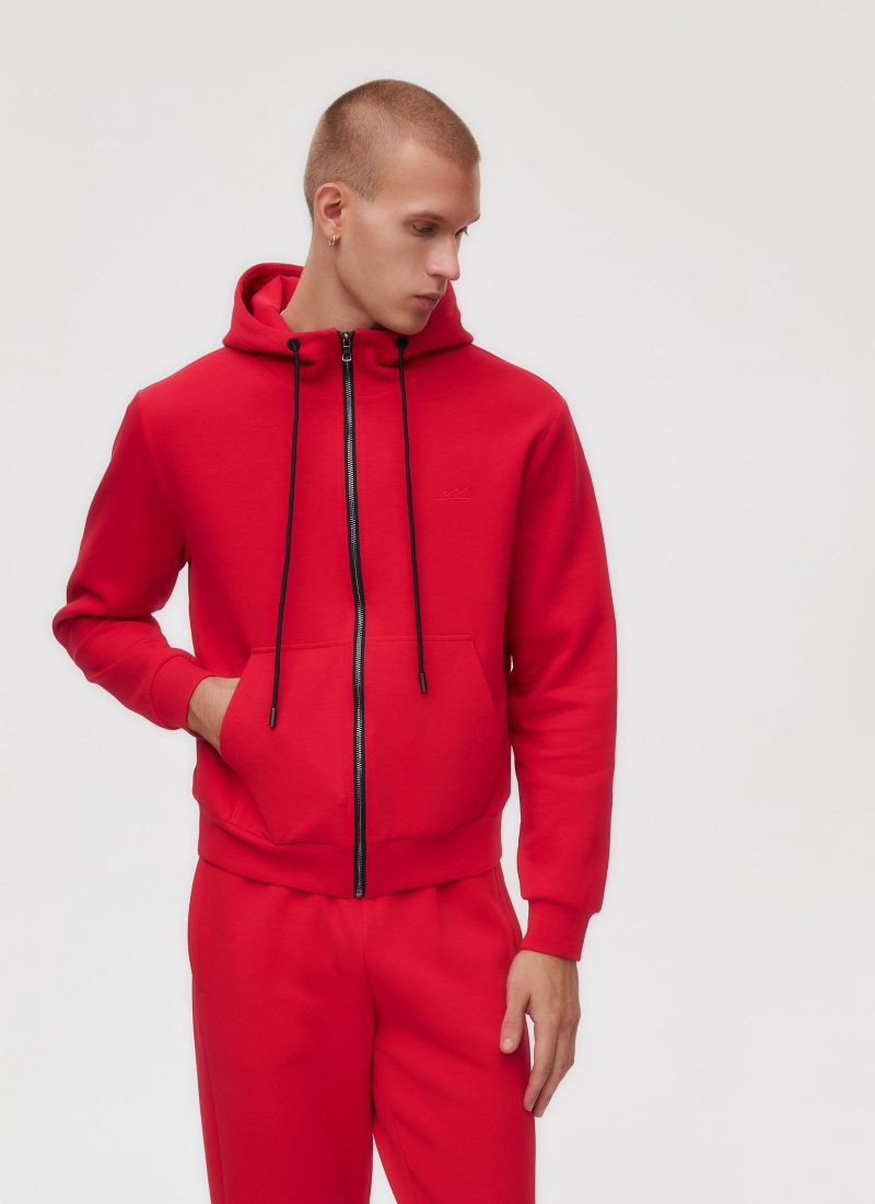 Худи на молнии Pure Nikasport, M5CLP34-RED, цвет красный