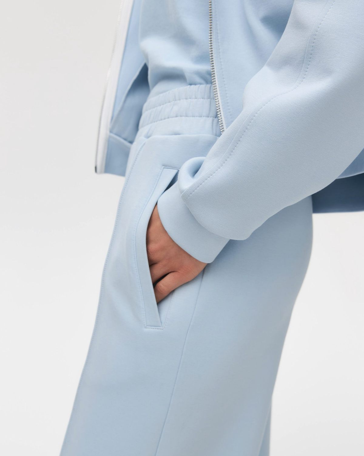 Брюки широкие со стрелками Pure Nikasport, W5CLP84-LGT/BLU, цвет голубой