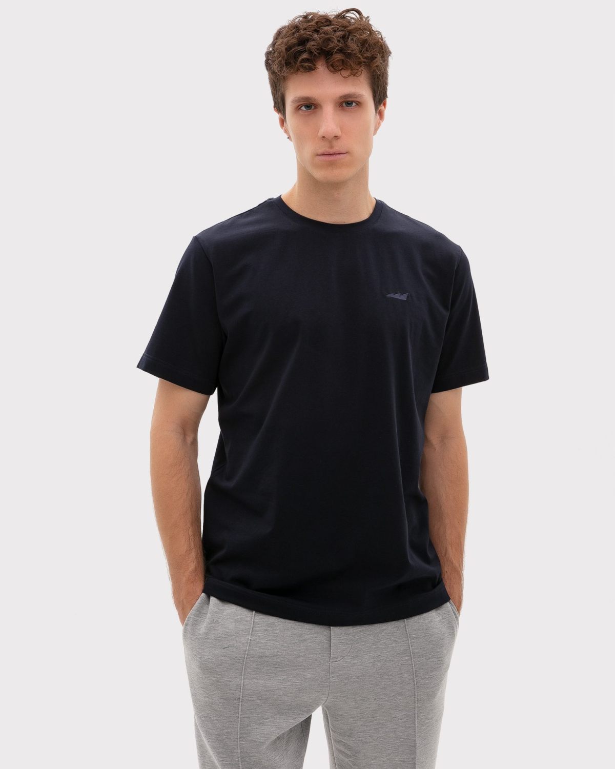 Футболка Regular Classic Nikasport, M5CL42-DRK/BLU, цвет темно-синий