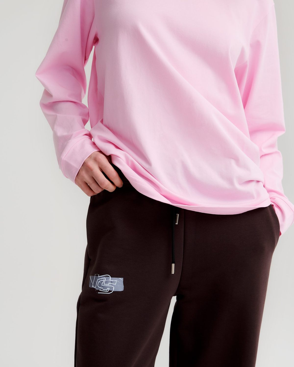 Лонгслив Oversize Oops Nikasport, W4OPS44-LGT/PNK, цвет розовый