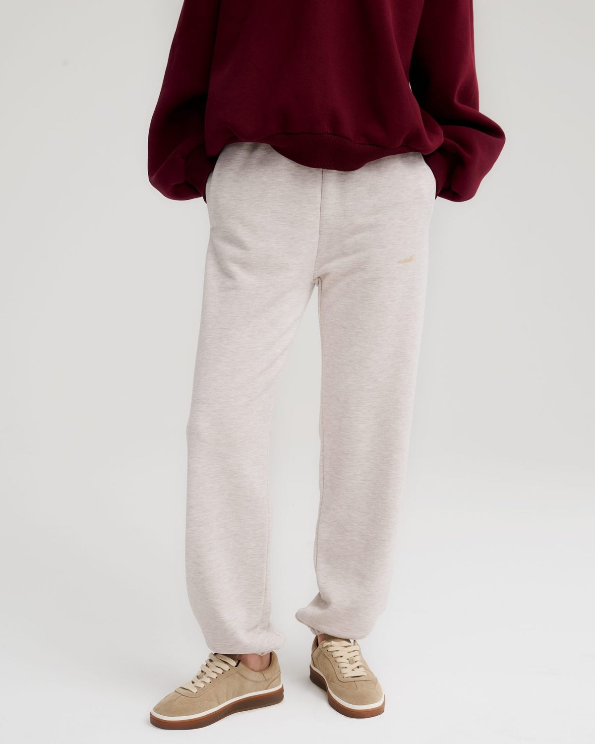 Брюки джоггеры Classic Nikasport, W5CL83-BGE/MLG, цвет бежевый