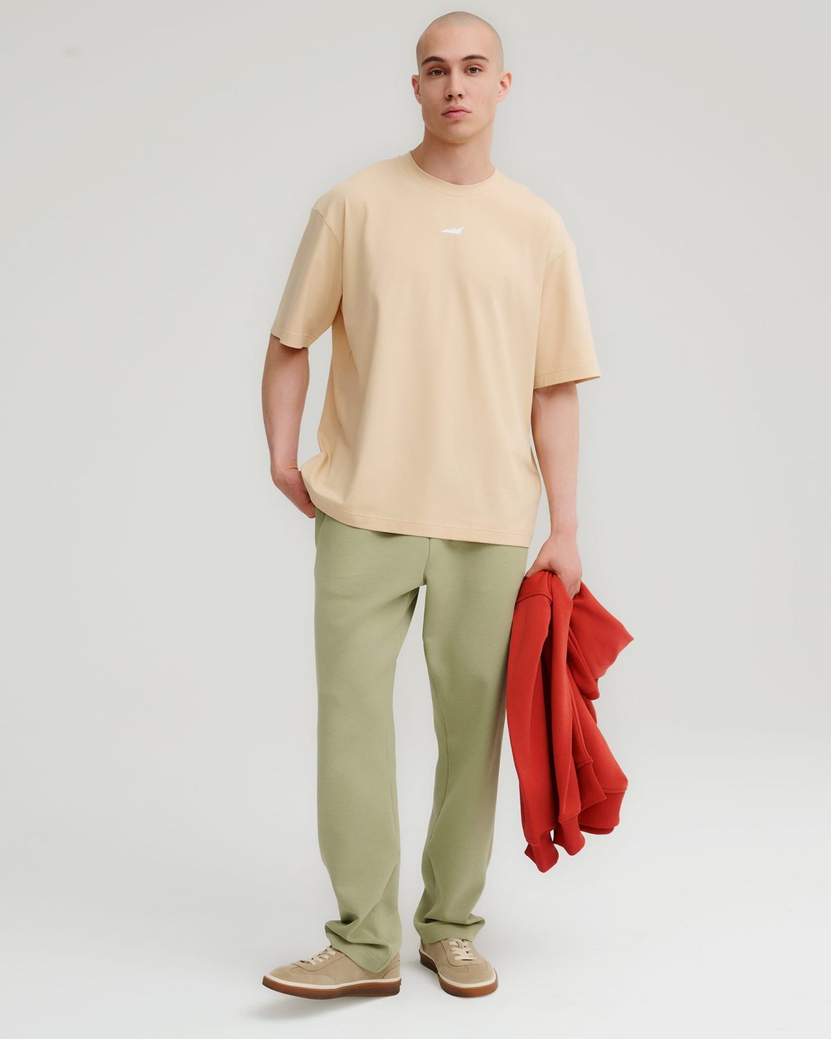 Футболка Oversize Classic Nikasport, M5CL47-CML, цвет кэмел