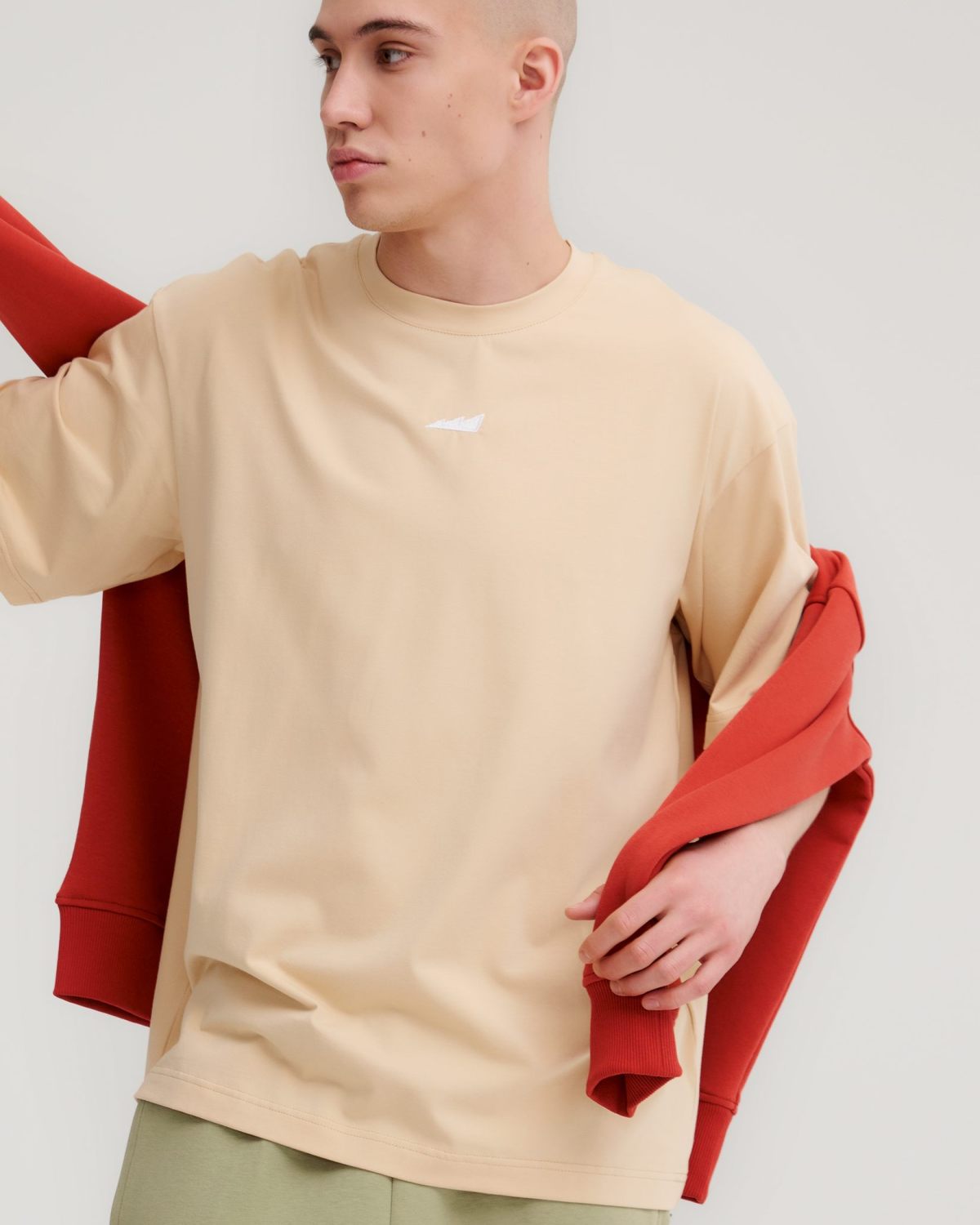 Футболка Oversize Classic Nikasport, M5CL47-CML, цвет кэмел