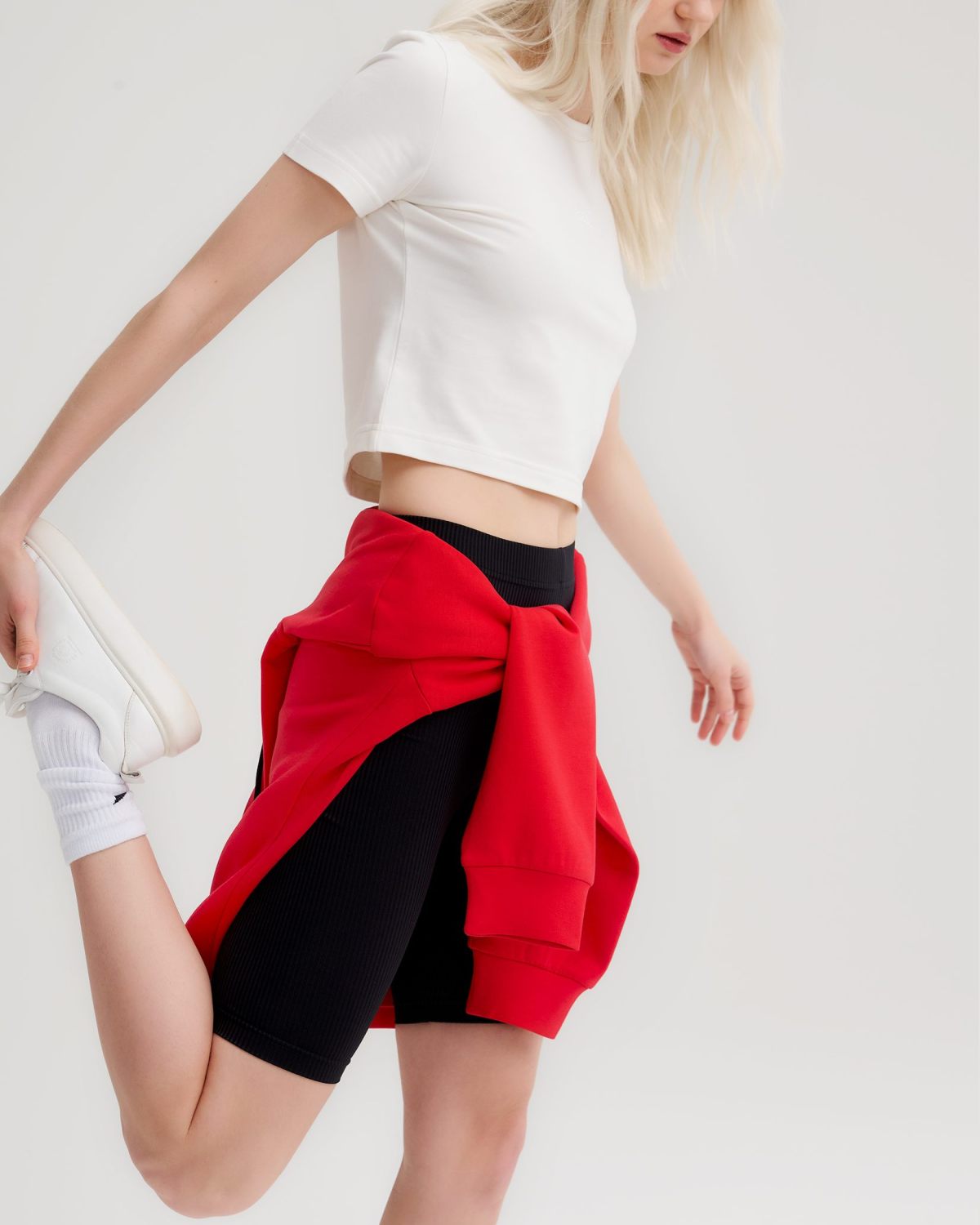 Укороченная футболка Pure Nikasport, W5CLP45-ECR, цвет экрю