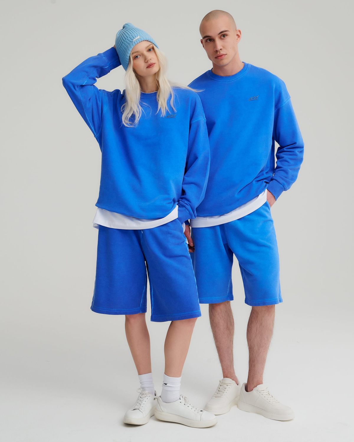 Шорты Oversize Pure Nikasport, U5CLP92-BLU, цвет синий