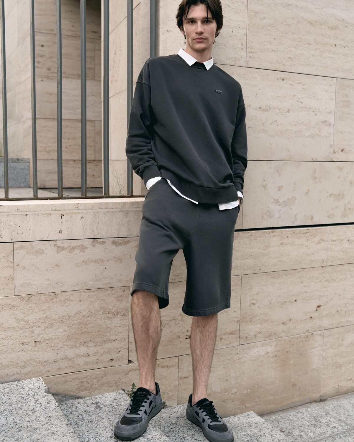Шорты Oversize Pure Nikasport, U5CLP92-GPH, цвет графит