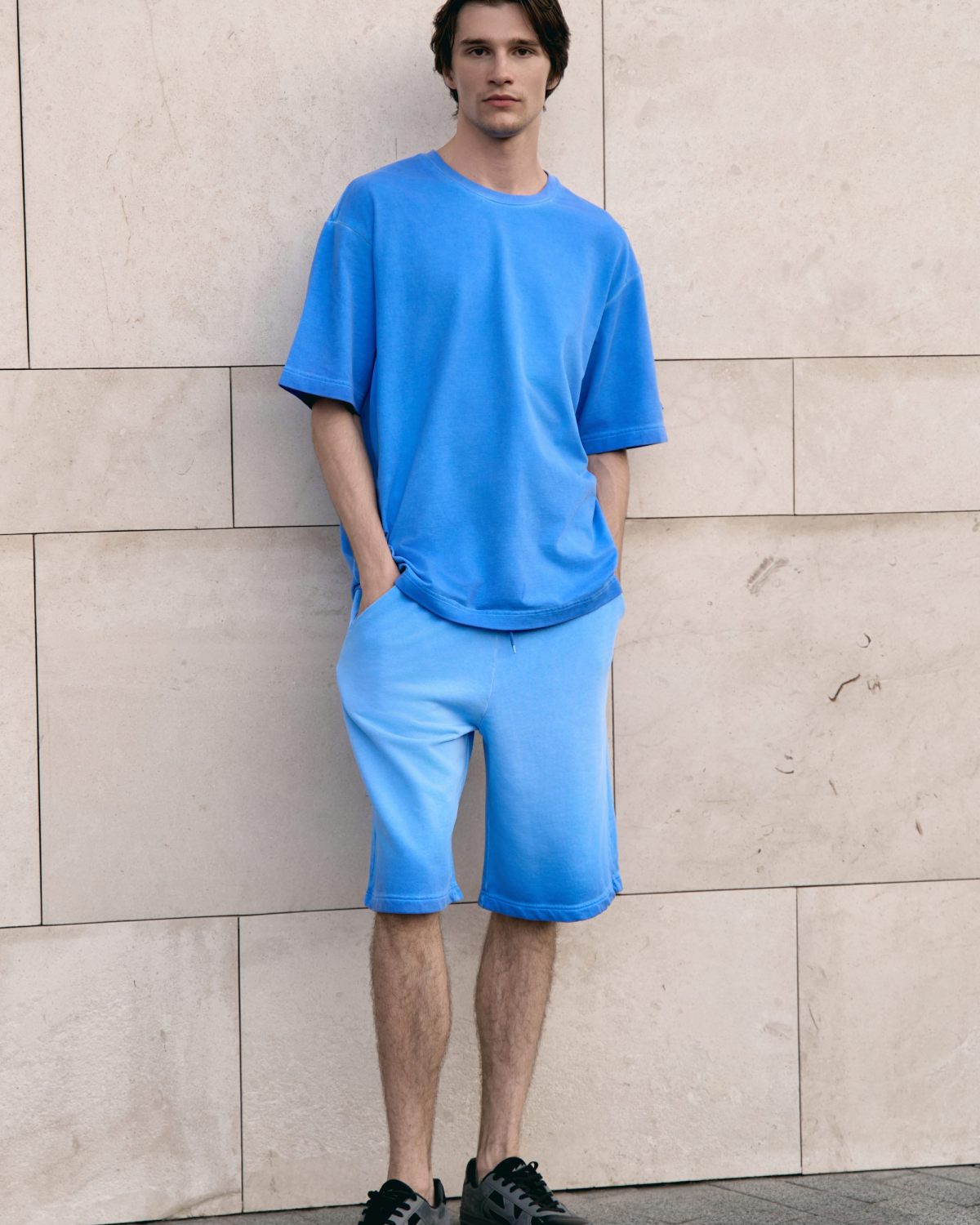 Шорты Oversize Pure Nikasport, U5CLP92-BLU, цвет синий