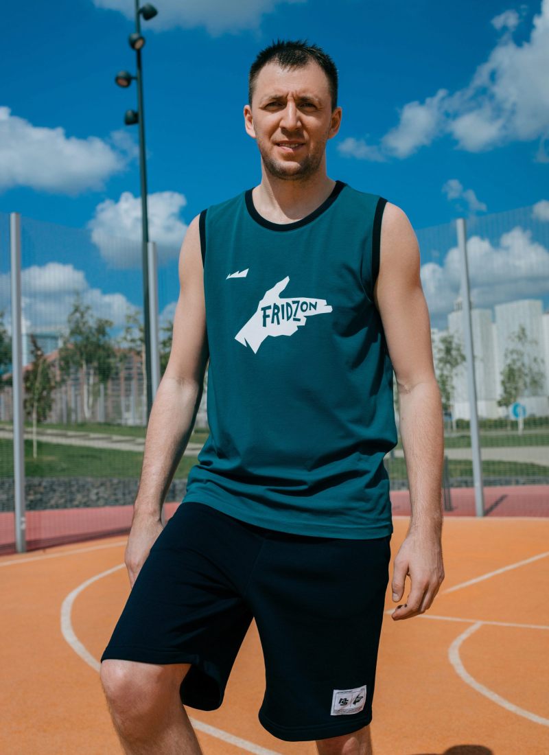 Майка Oversize Friziteam Nikasport, FZ34-MT77-GRN, цвет зеленый