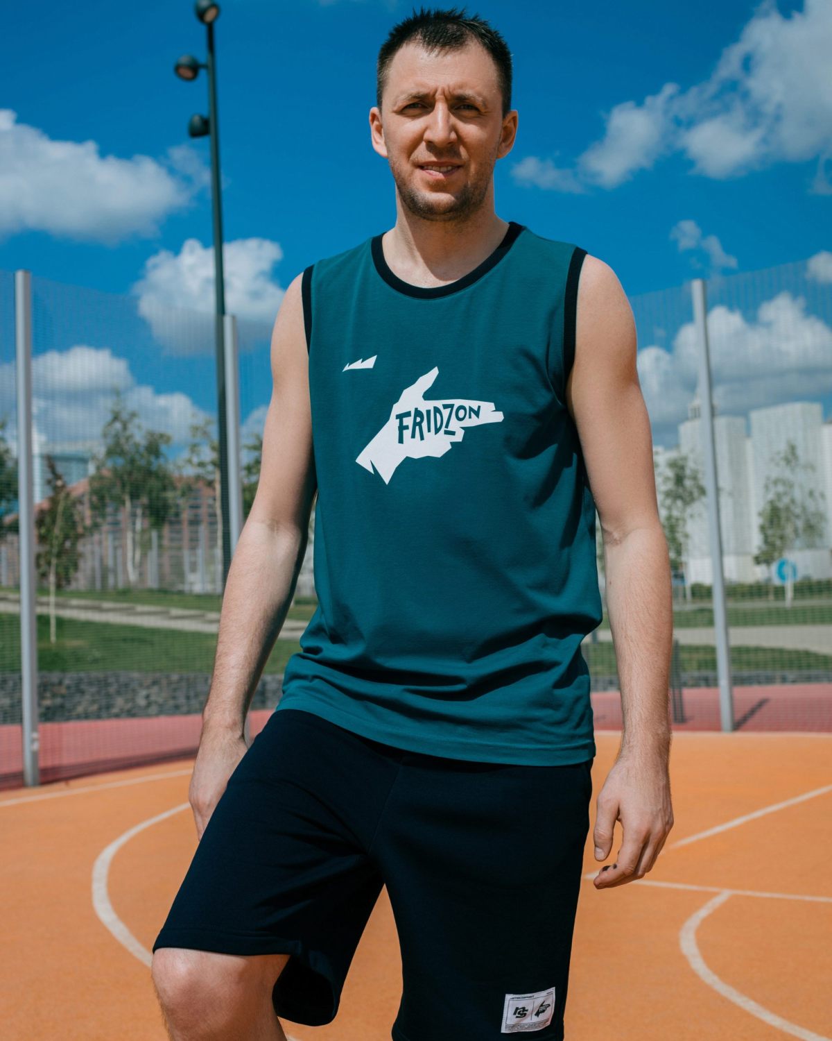Майка Oversize Friziteam Nikasport, FZ34-MT77-GRN, цвет зеленый