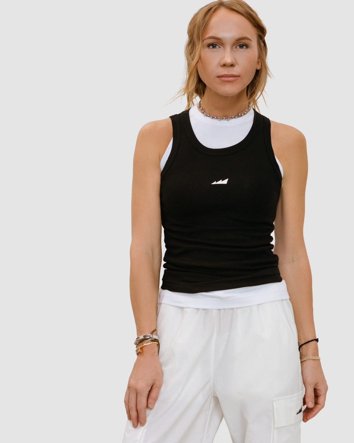 Брюки карго Beige & Grey Nikasport, W3BG89-WHT, цвет белый