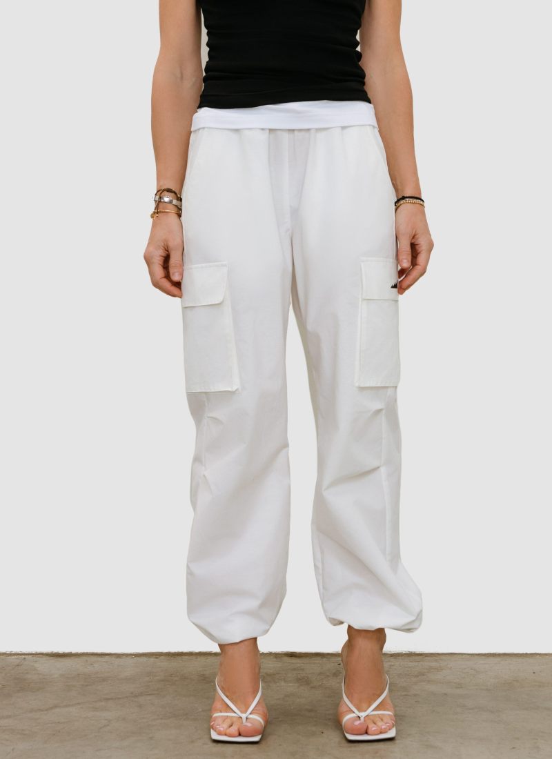 Брюки карго Beige & Grey Nikasport, W3BG89-WHT, цвет белый