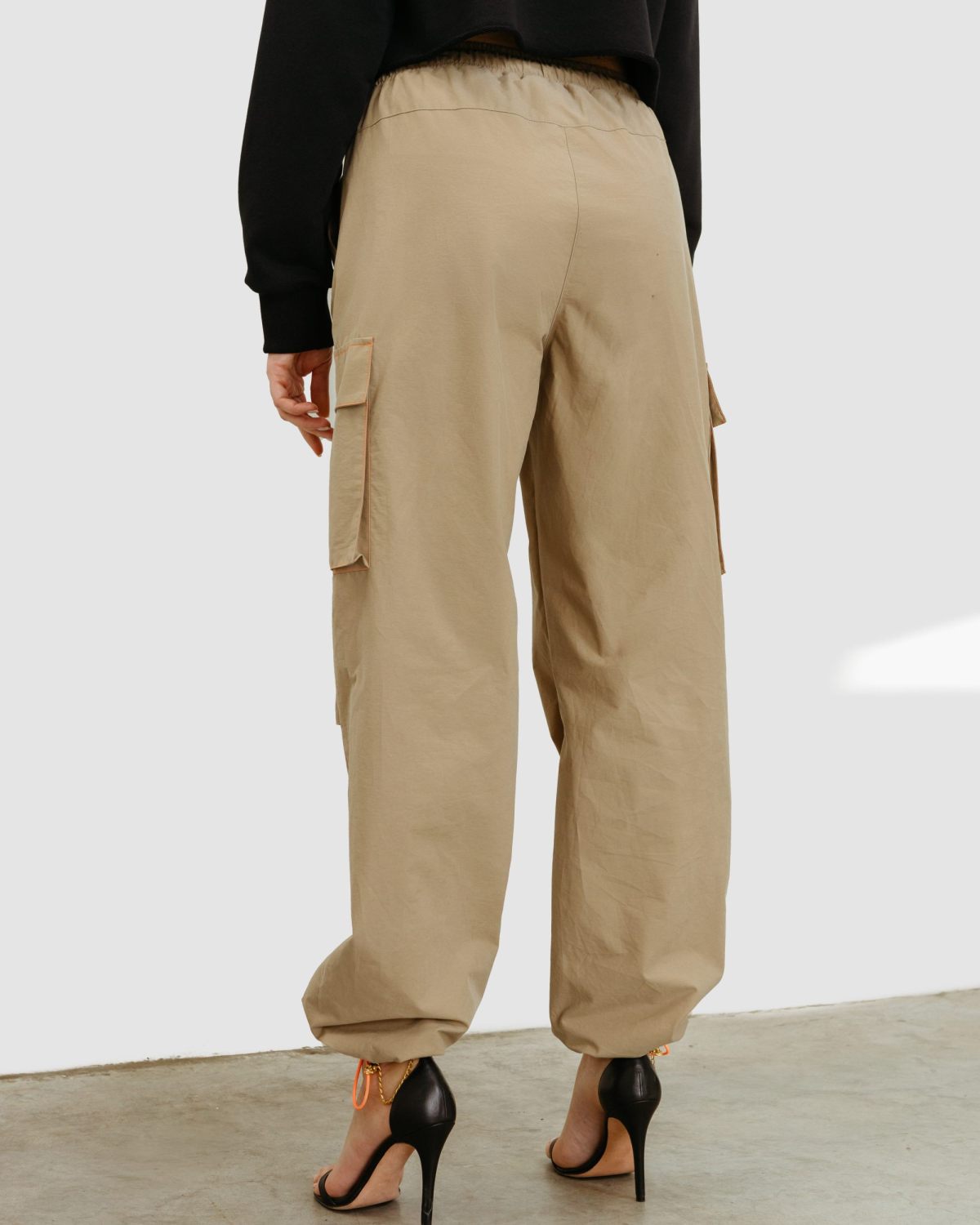 Брюки карго Beige & Grey Nikasport, W3BG89-BGE, цвет бежевый