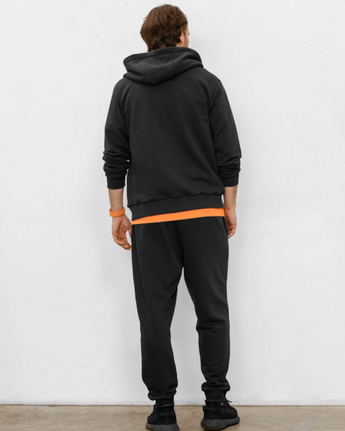 Худи на молнии Beige & Grey Nikasport, BG25-M92-DRK/GRY, цвет темно-серый