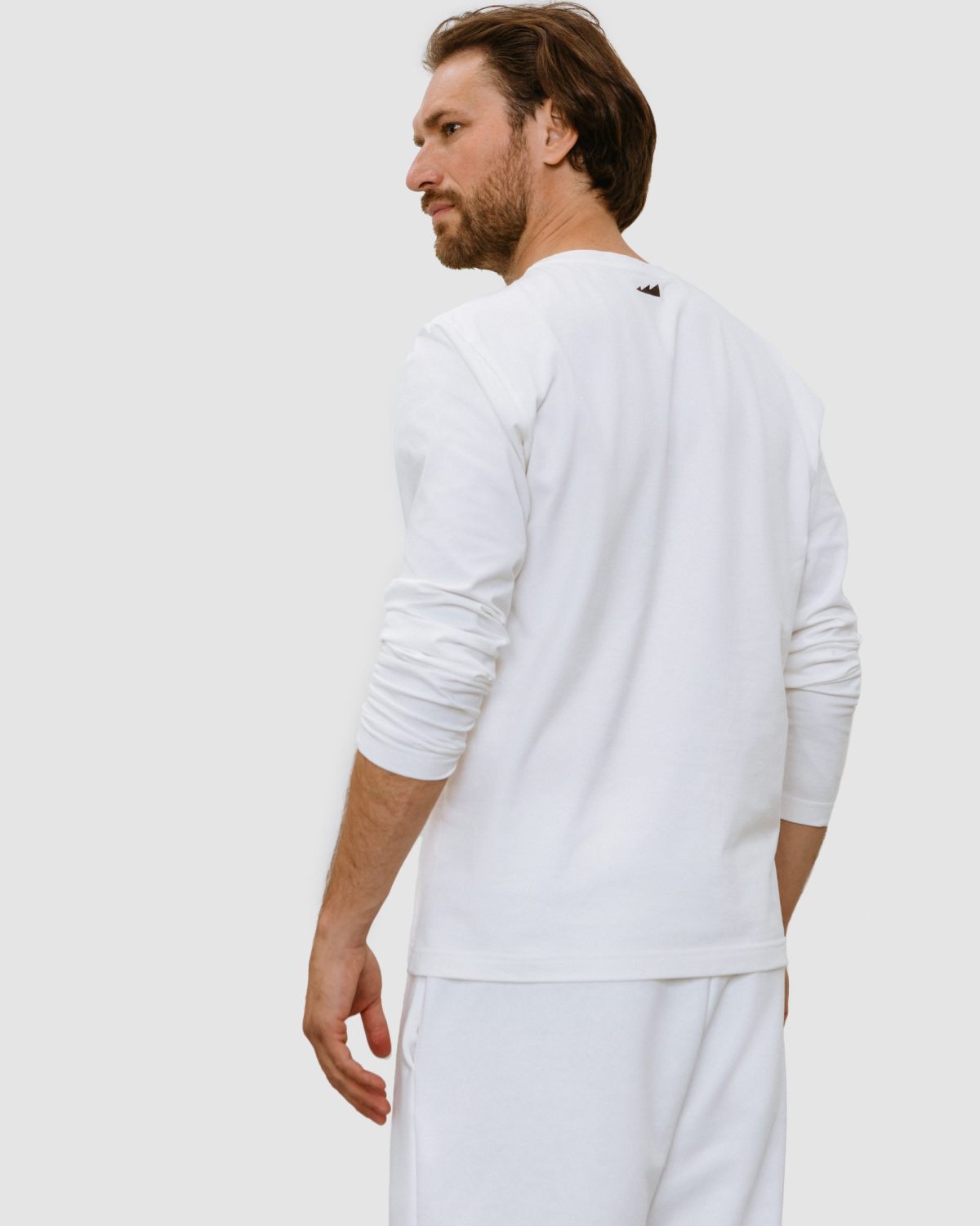 Лонгслив Black&White Nikasport, BW16-M22-WHT, цвет белый
