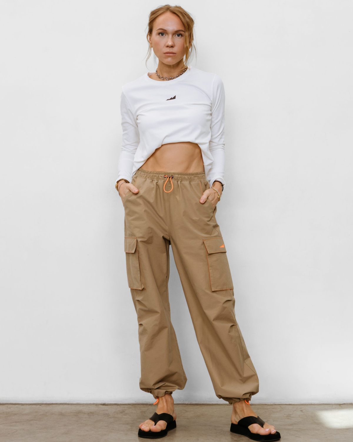 Лонгслив Black&White Nikasport, BW16-W12-WHT, цвет белый