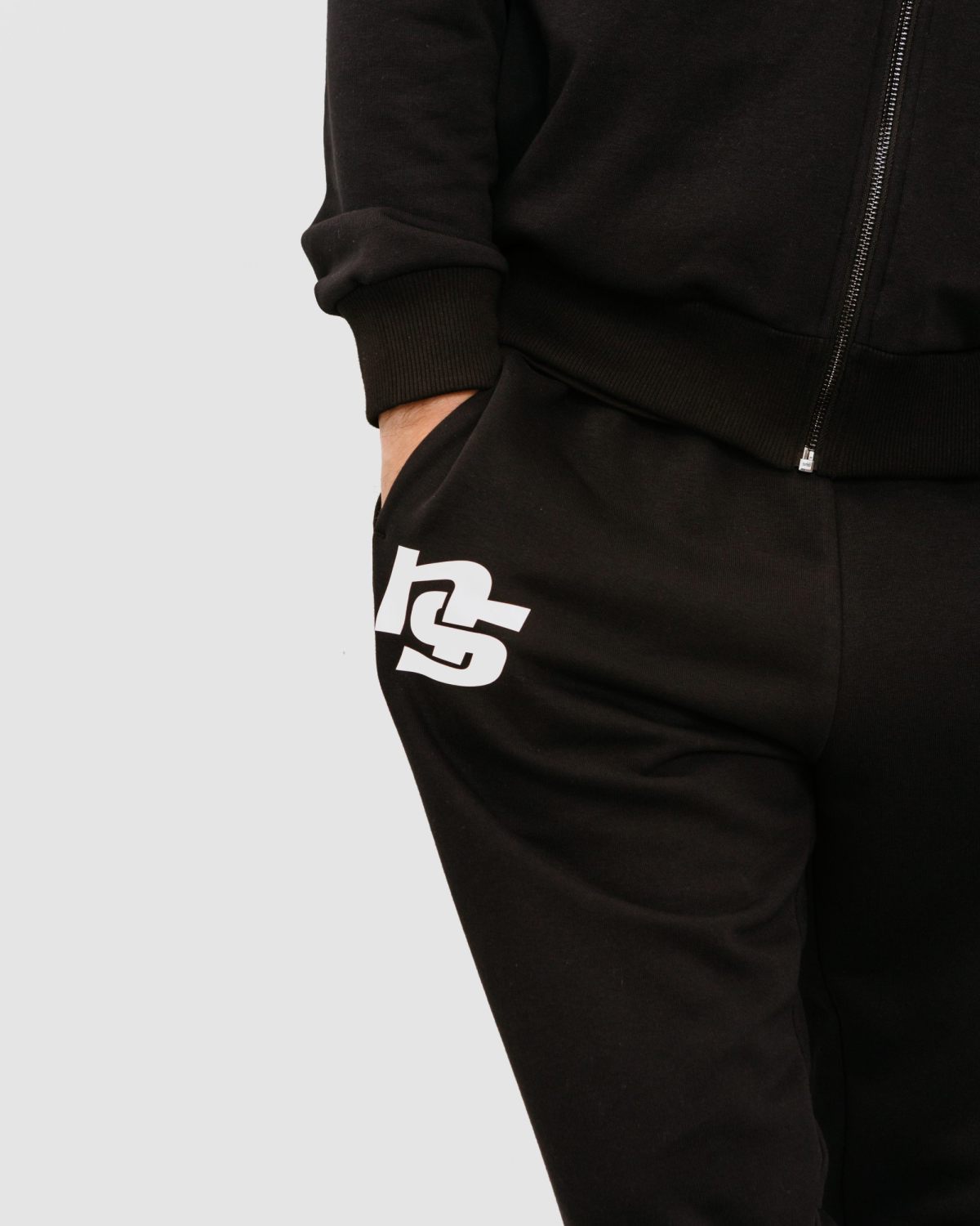 Брюки джоггеры Black&White Nikasport, M4BW83-BLK, цвет черный