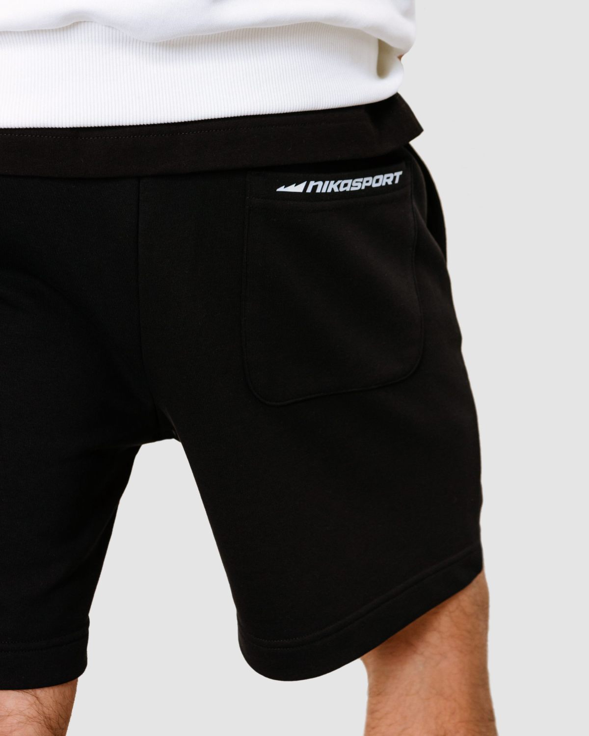 Шорты Regular Black&White Nikasport, M4BW91-BLK, цвет черный