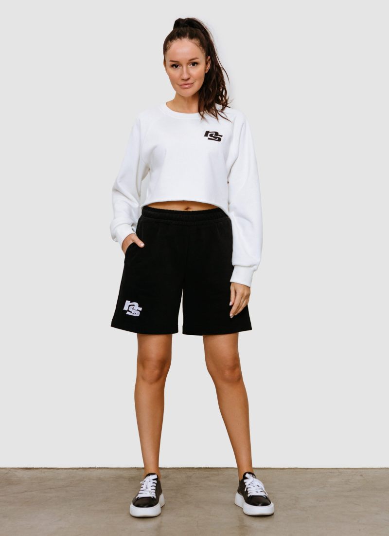 Шорты Regular Black & White Nikasport, W4BW91-BLK, цвет черный