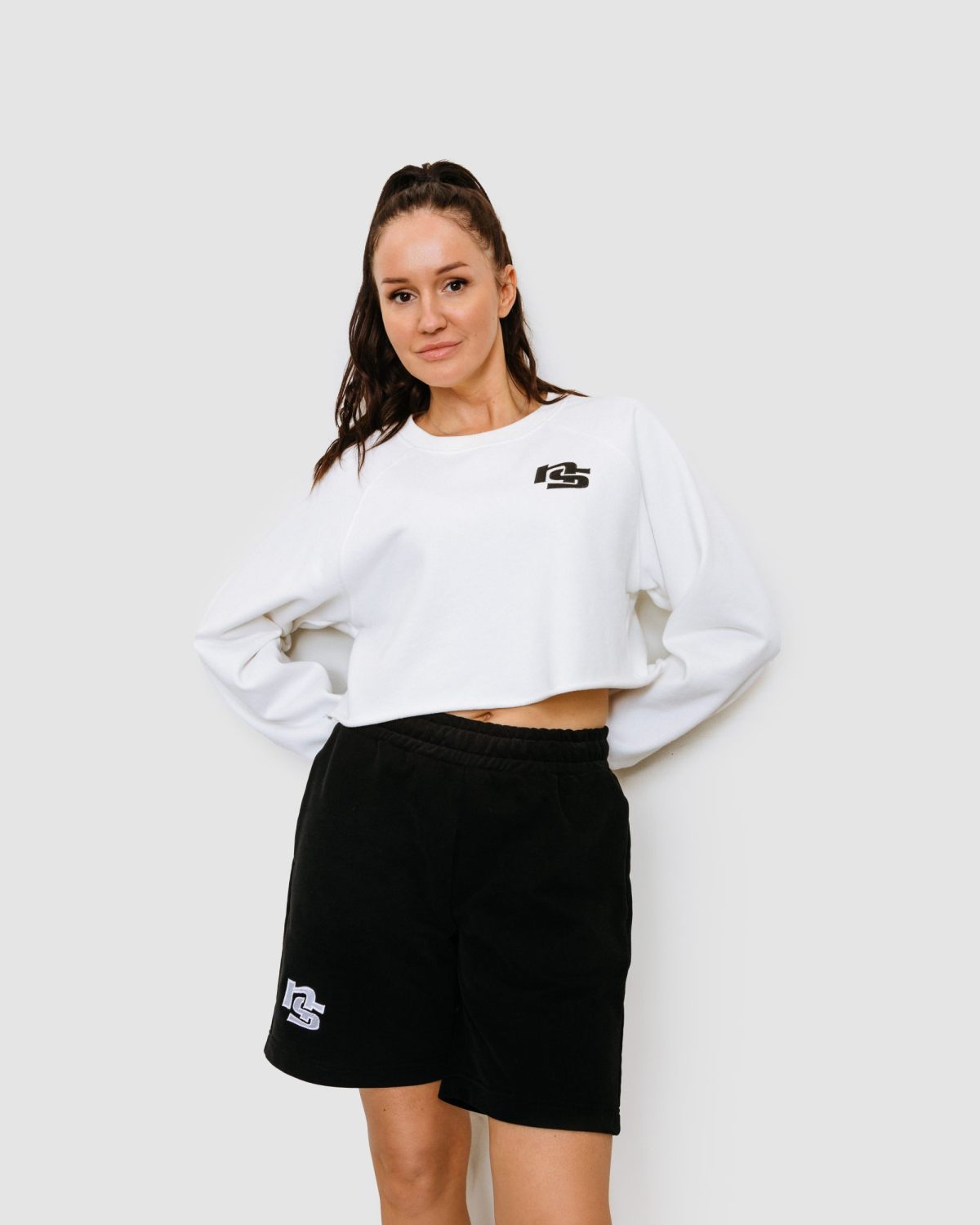 Шорты Regular Black & White Nikasport, W4BW91-BLK, цвет черный