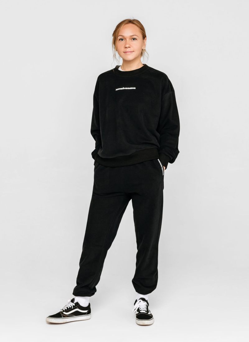 Свитшот Хоккейные мамы Nikasport, HM22-W-BLK, цвет черный