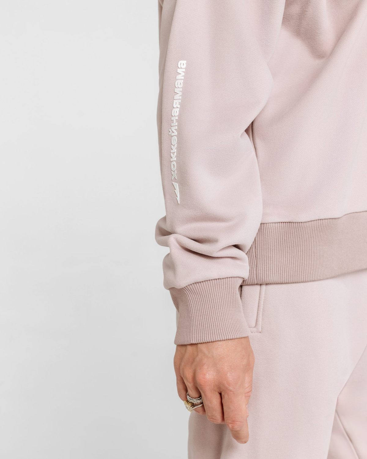 Свитшот Хоккейные мамы Nikasport, HM22-W-FOG, цвет туман