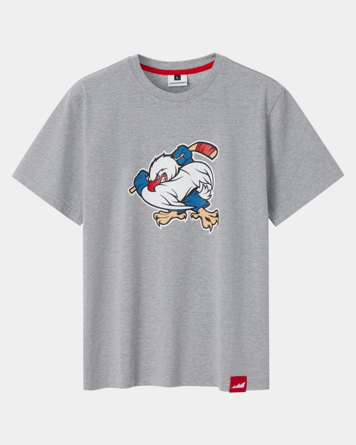 Футболка Oversize Крылья Советов Nikasport, М ФТК-01_КС_СМ, цвет серый меланж