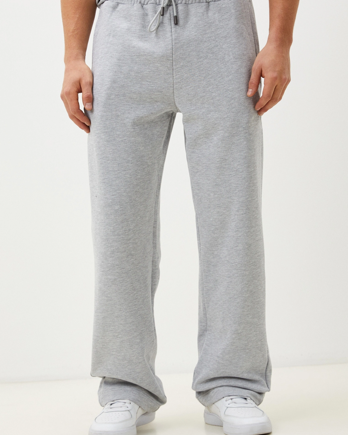 Брюки широкие Classic Nikasport, M5CL84-GRY/MLG, цвет серый меланж