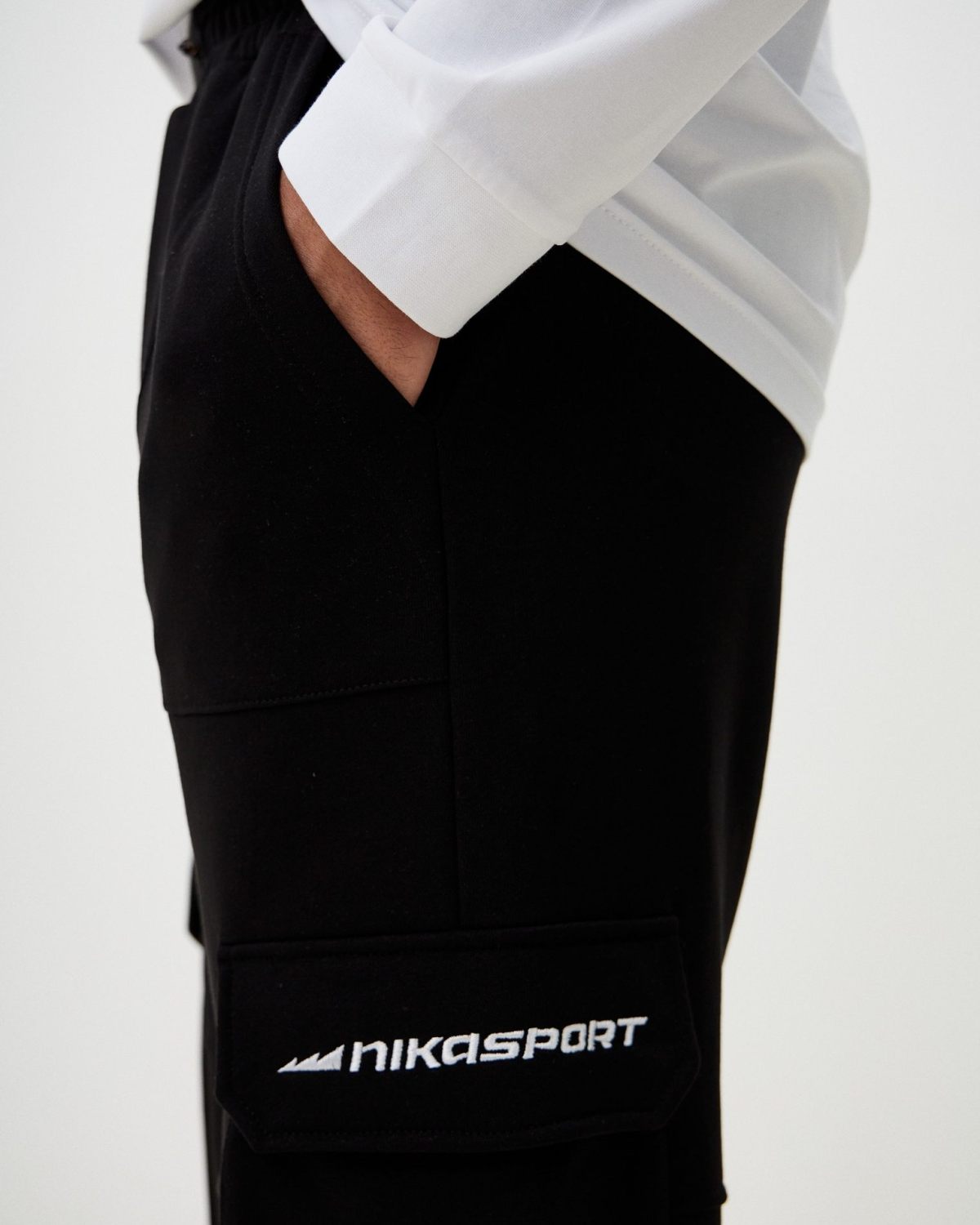 Брюки карго Classic Nikasport, CL55-M22-BLK, цвет черный