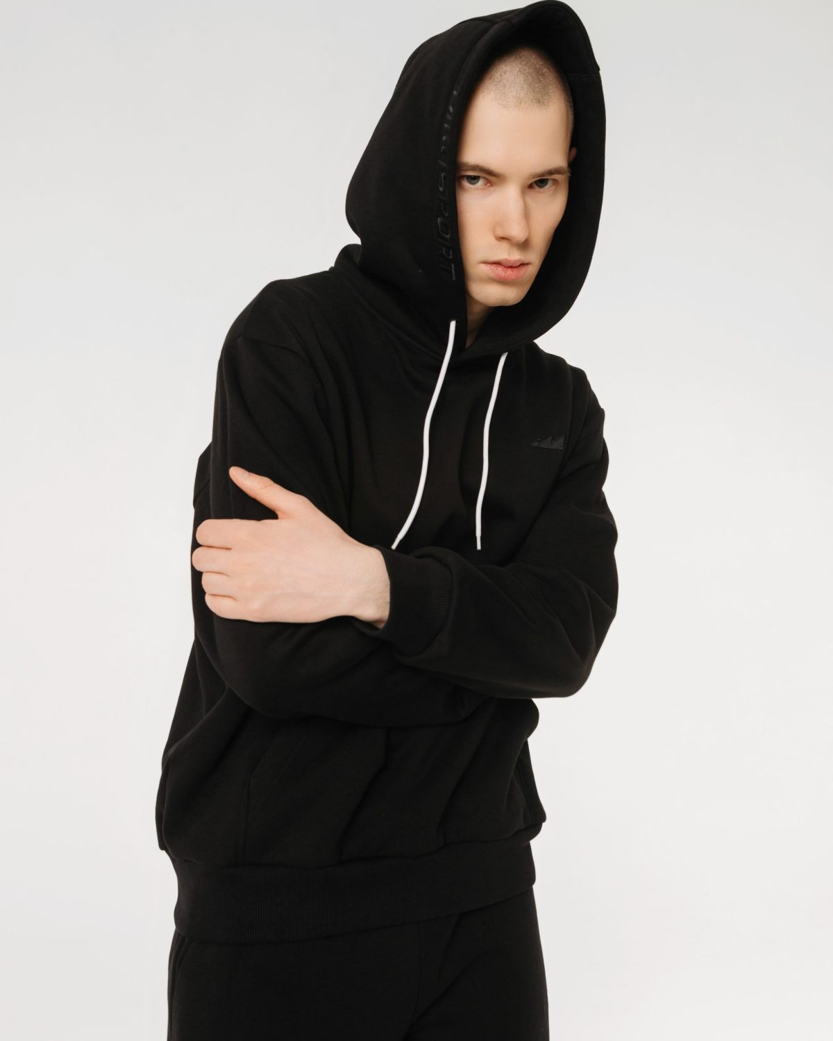 Утепленное худи Classic Nikasport, CL29-M11-BLK, цвет черный