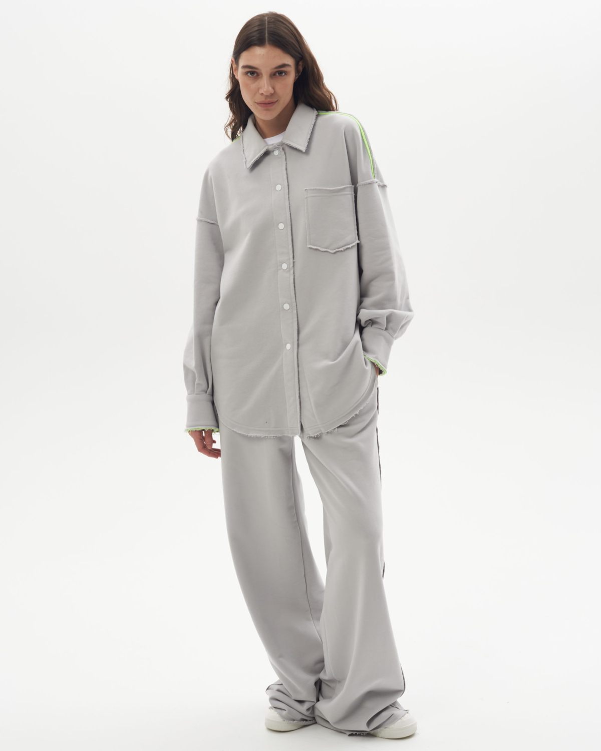 Брюки широкие Infinity Nikasport, INF52-W99-GRY, цвет серый