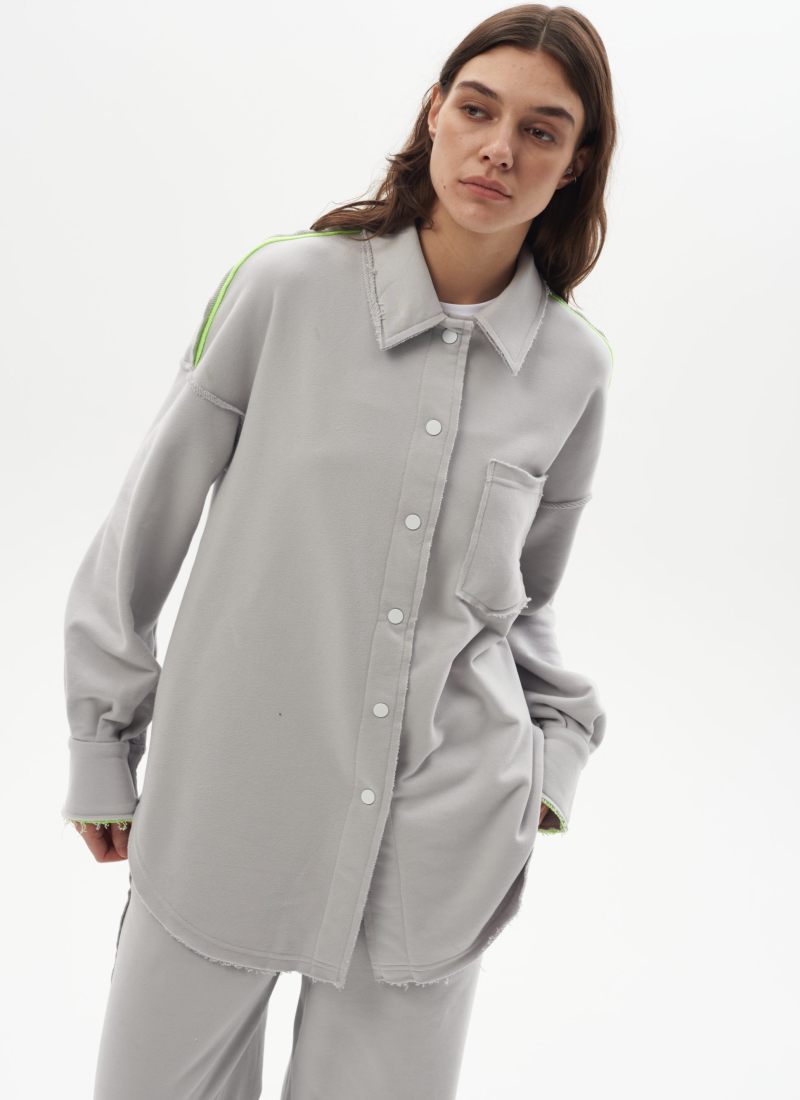 Рубашка с длинным рукавом Infinity Nikasport, W2INF51-GRY, цвет серый