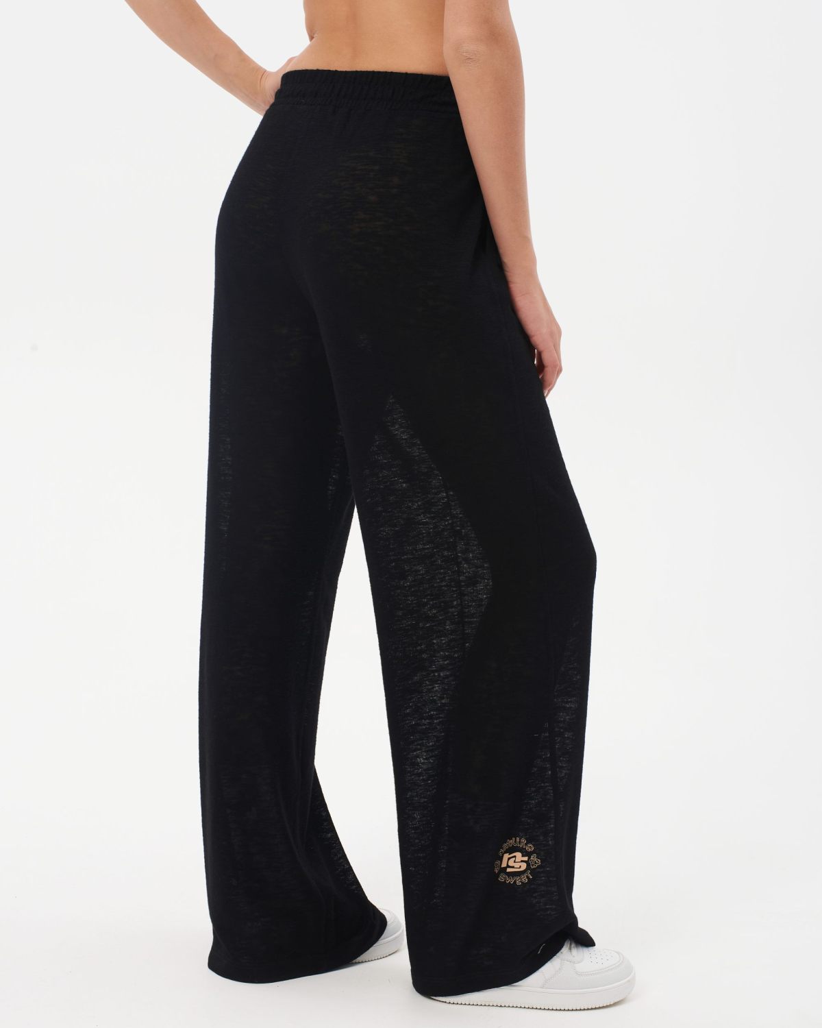 Брюки широкие прозрачные Sweet nature Nikasport, W4SN84-BLK, цвет черный