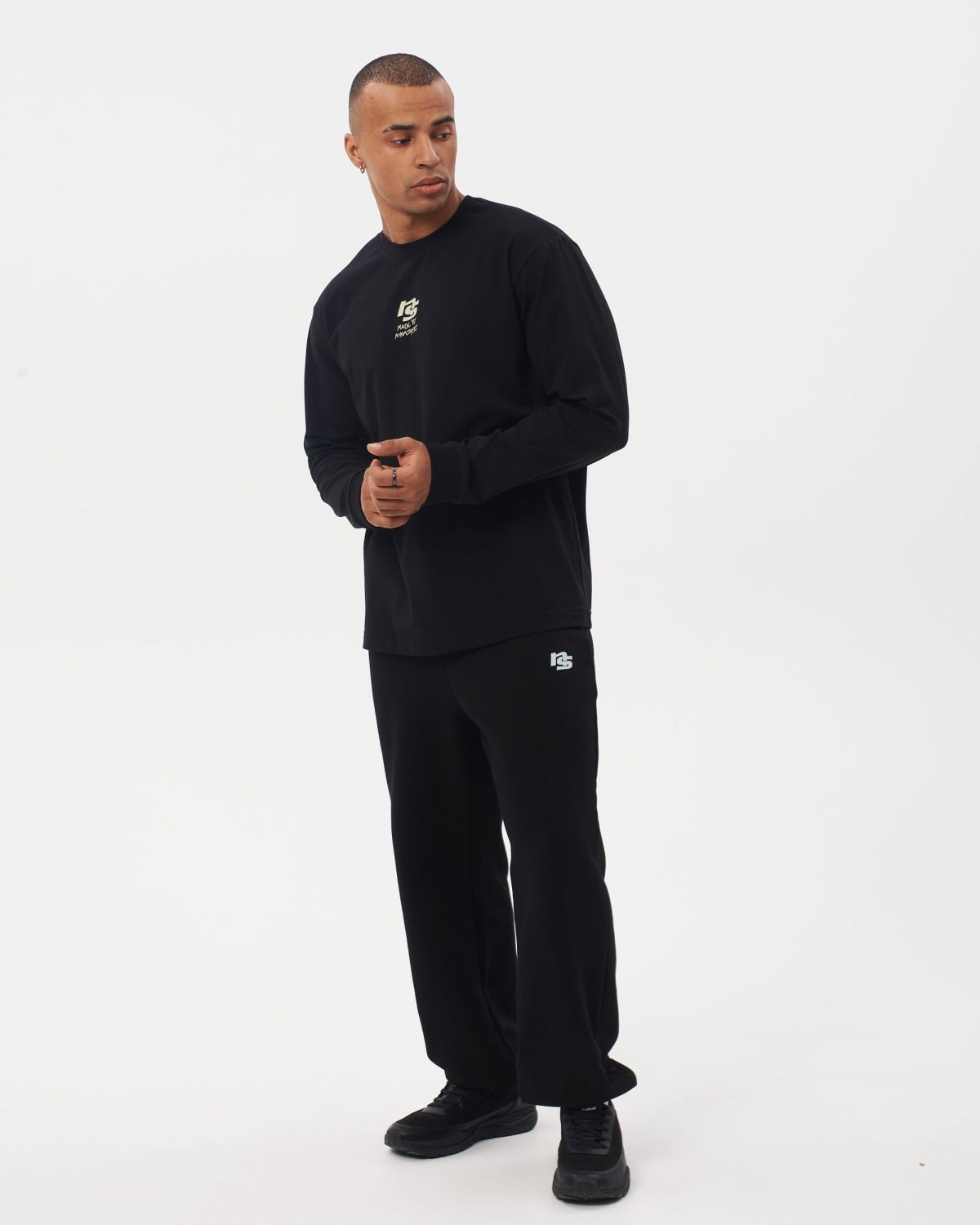 Лонгслив I’m the art Nikasport, M4ITA44-BLK, цвет черный