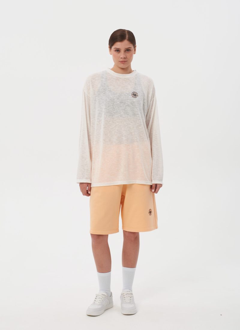 Шорты Oversize Sweet nature Nikasport, W4SN92-PEA, цвет персик