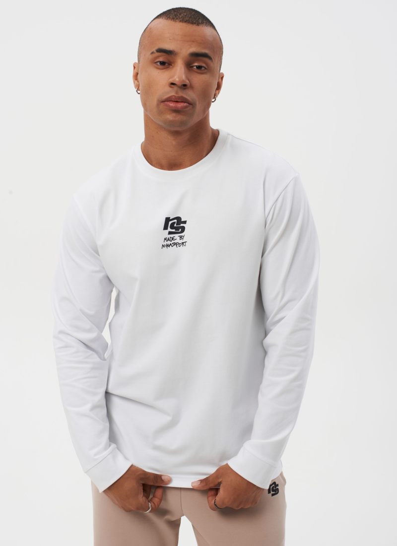 Лонгслив I’m the art Nikasport, M4ITA44-WHT, цвет белый