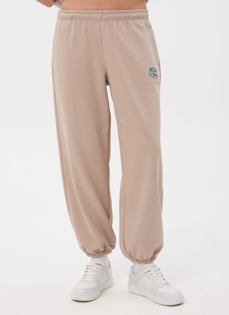 Брюки джоггеры Sweet nature Nikasport, W4SN83-CAP, цвет капучино