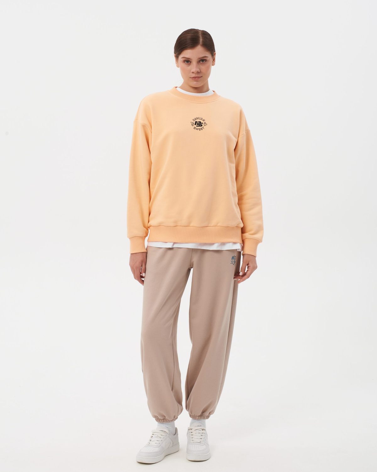 Свитшот Sweet nature Nikasport, W4SN33-PEA, цвет персик