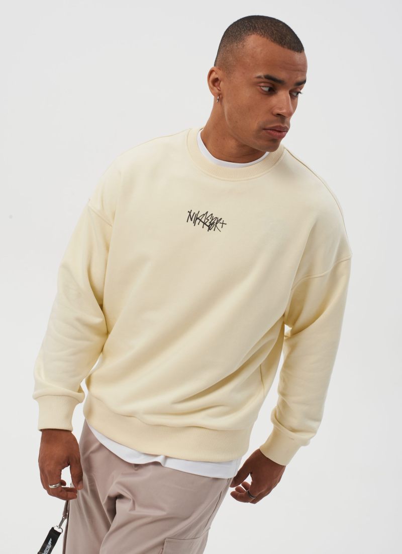 Свитшот I’m the art Nikasport, M4ITA33-VAN, цвет ваниль