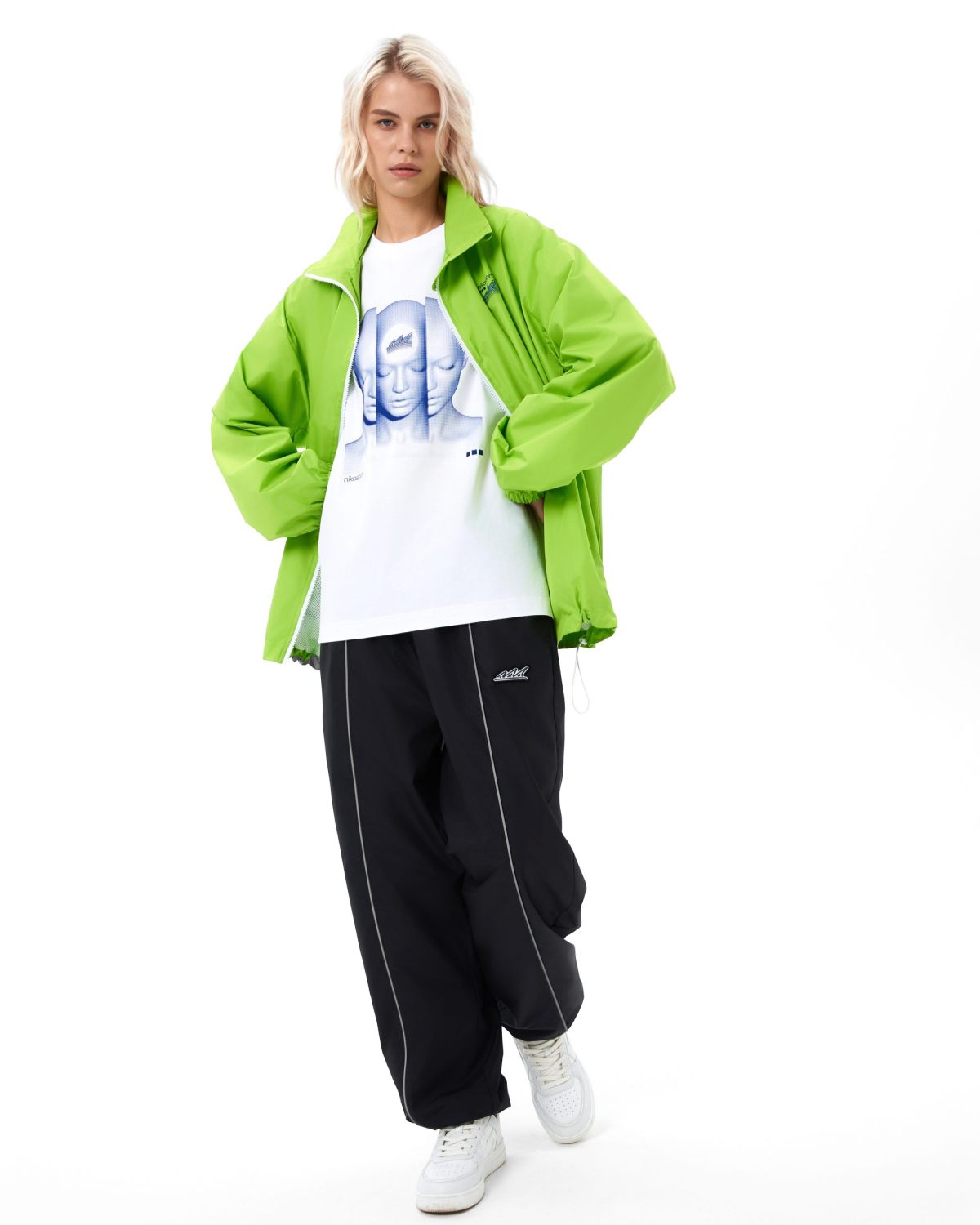 Футболка Oversize Salat Nikasport, W2ST43-WHT, цвет белый