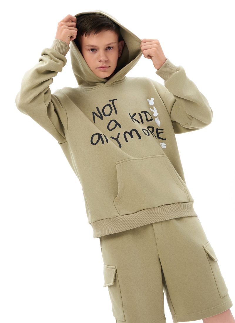 Худи Naka Nikasport, B7NK36-OLV, цвет оливковый