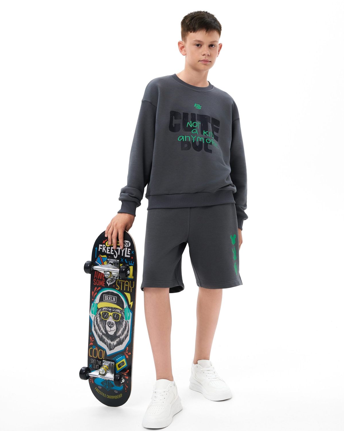 Шорты Naka Nikasport, B7NK91-GPH, цвет графит