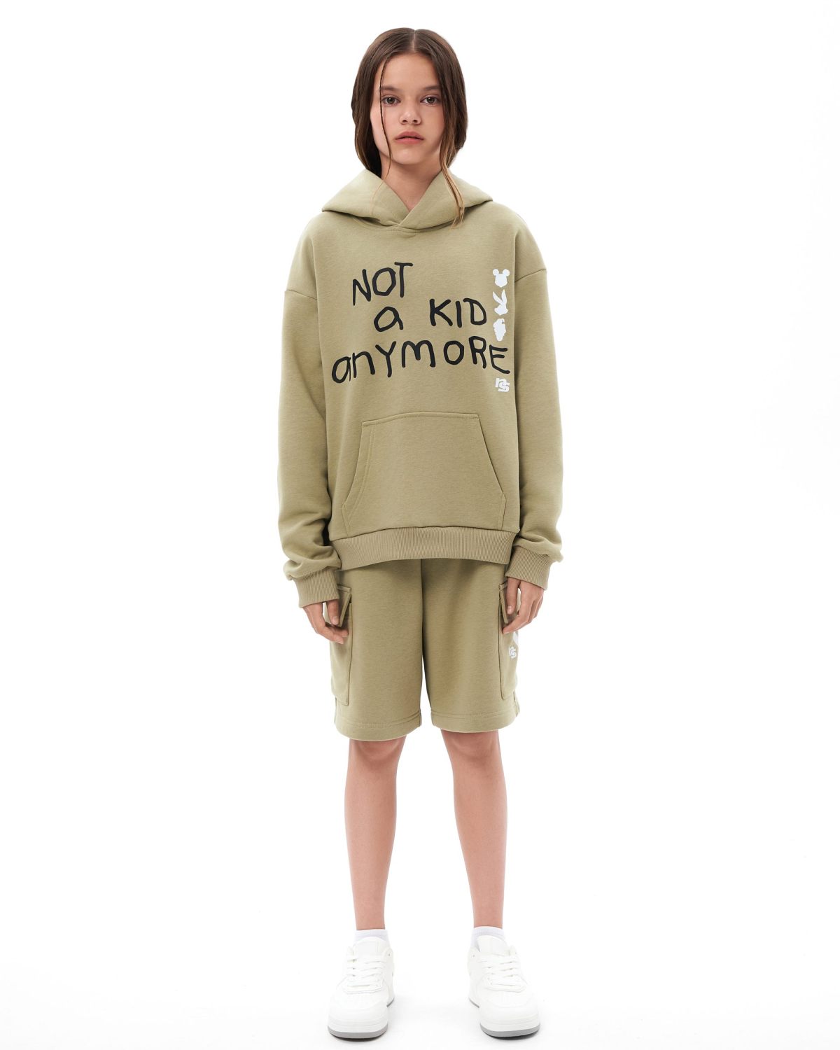 Шорты карго Naka Nikasport, B7NK94-OLV, цвет оливковый