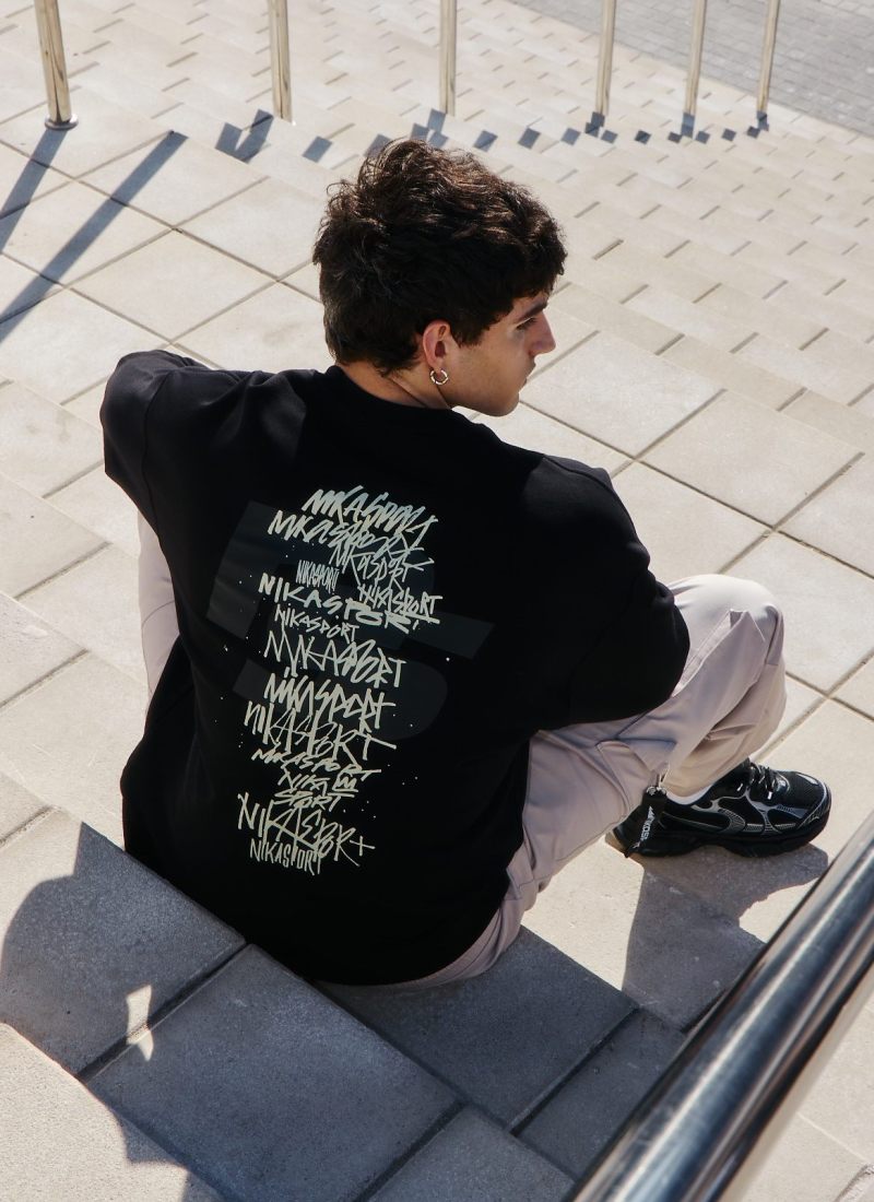 Лонгслив I’m the art Nikasport, M4ITA44-BLK, цвет черный