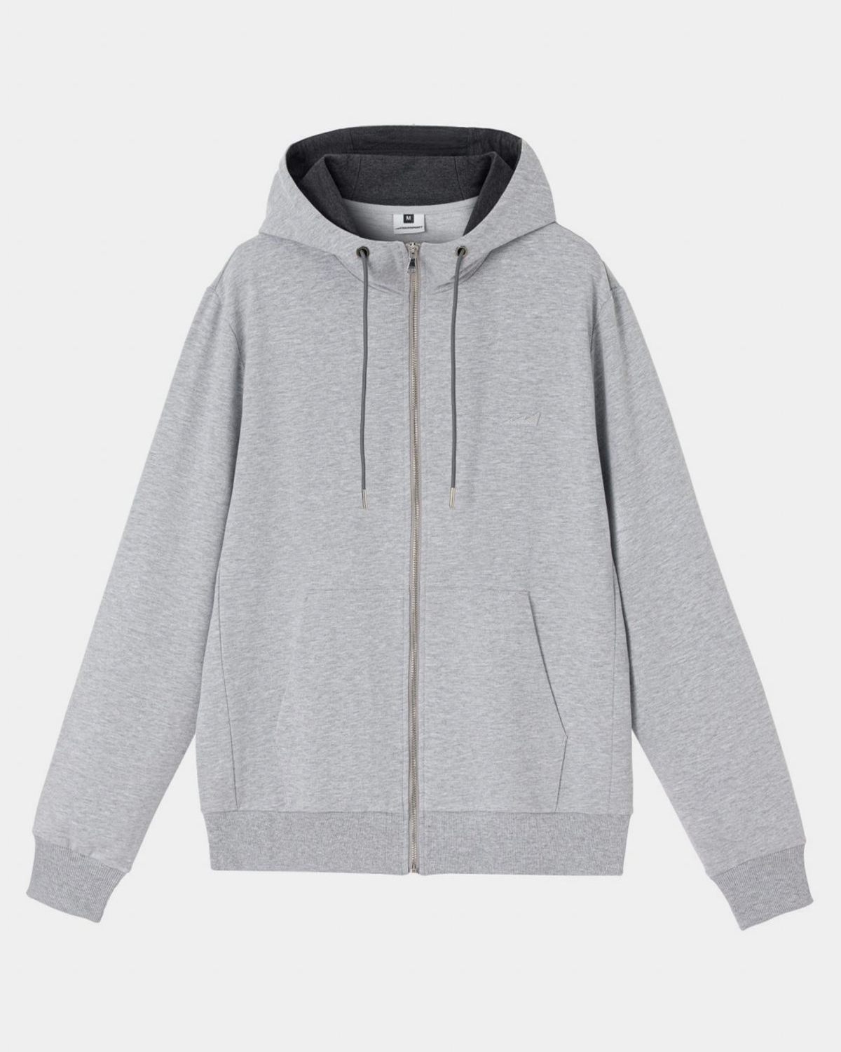 Худи на молнии Classic Nikasport, CL25-M111-GRY/MLG, цвет серый меланж