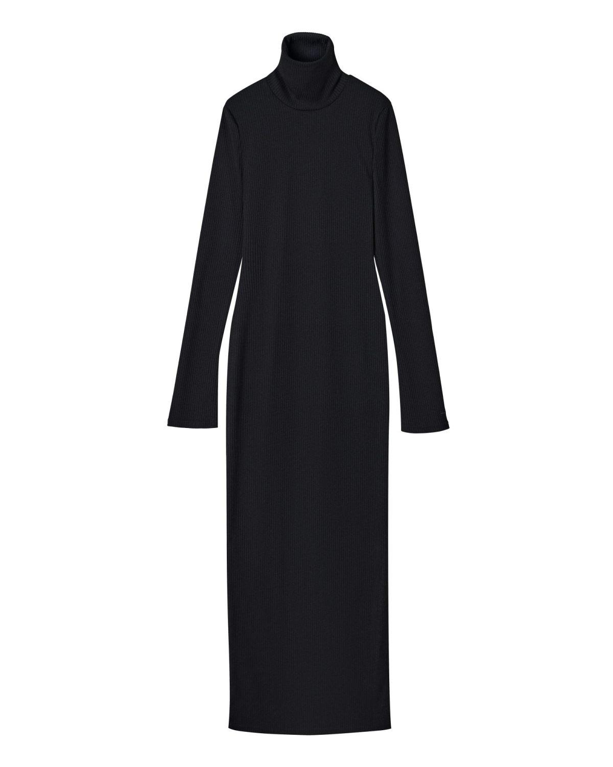 Платье длинное с разрезом Infinity Nikasport, W2INF127-BLK, цвет черный