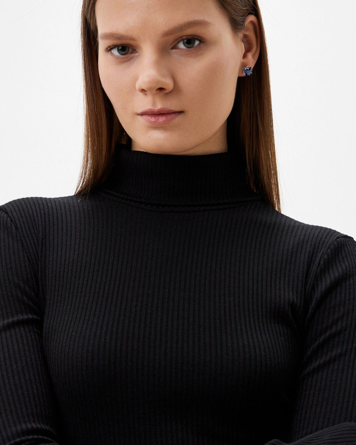 Платье длинное c разрезом_Slim infinity W BLK Nikasport, W2INF127-BLK, цвет черный